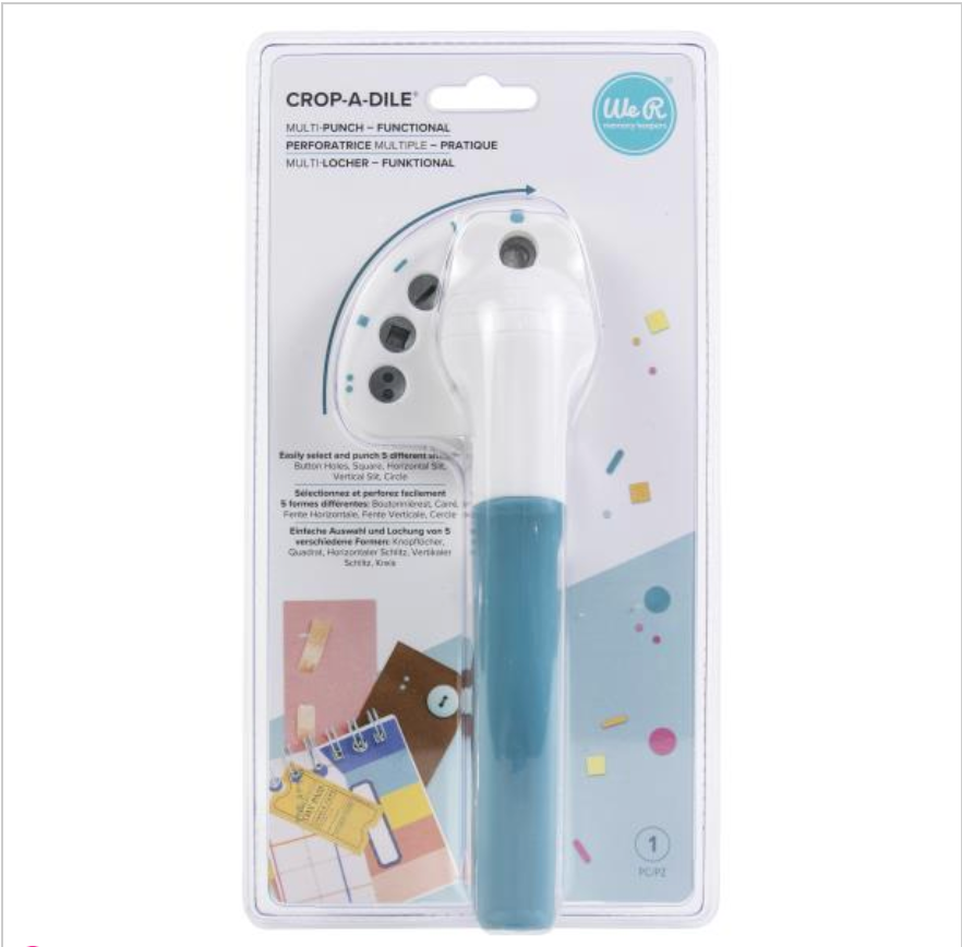 We R Memory Keepers Crop-A-Dile Hole Punch and Eyelet Setter {W108}