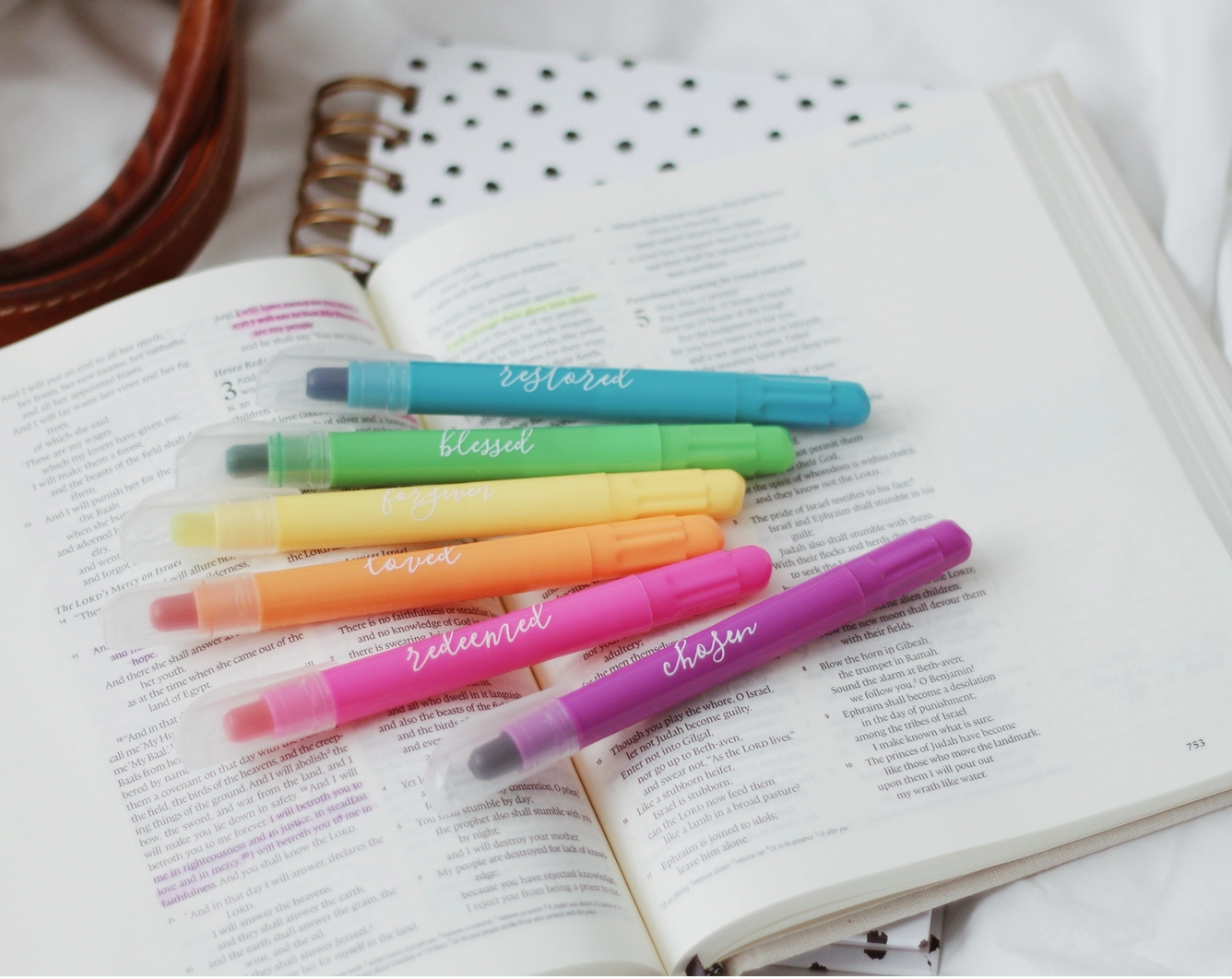 Pastel Bible Highlighter Set