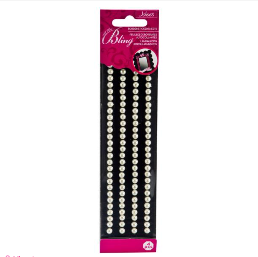 Jolee's Boutique Pearl Border Adhesive Gemstones {G200}