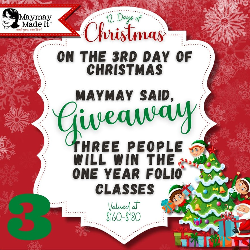 12 DAYS OF CHRISTMAS GIVEAWAY DAY 3