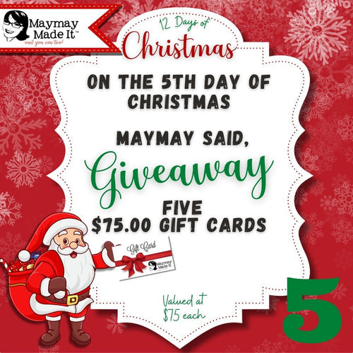 12 DAYS OF CHRISTMAS GIVEAWAY DAY 5