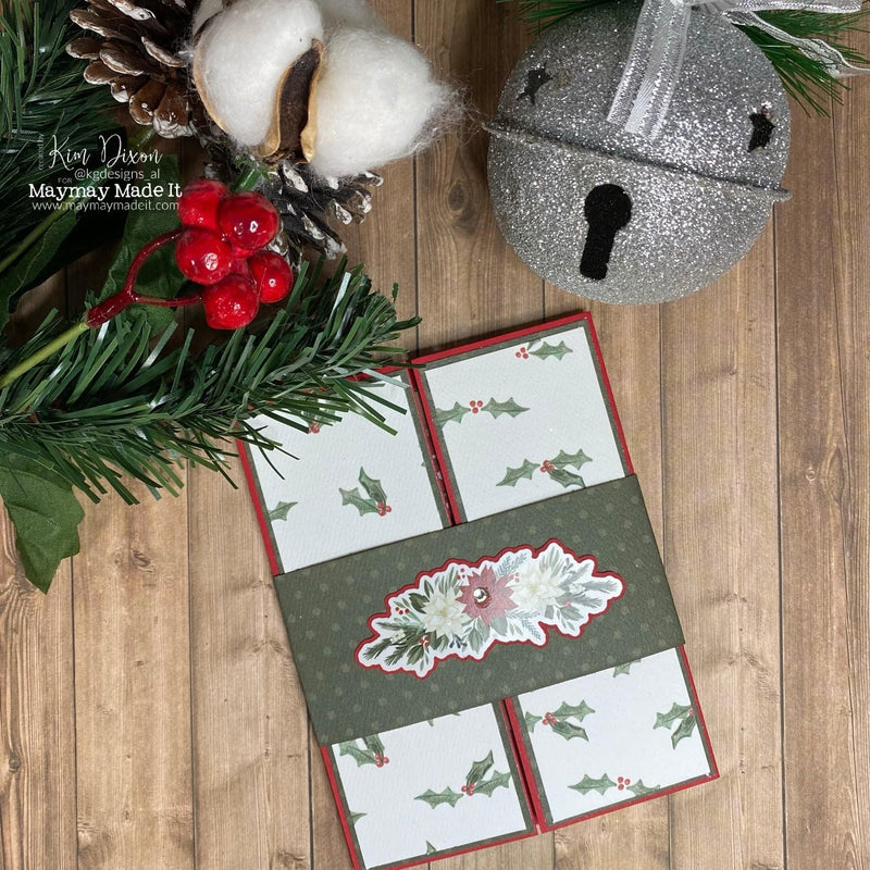 Maymay’s Pictorial Design Team Farmhouse Christmas Gatefold Card