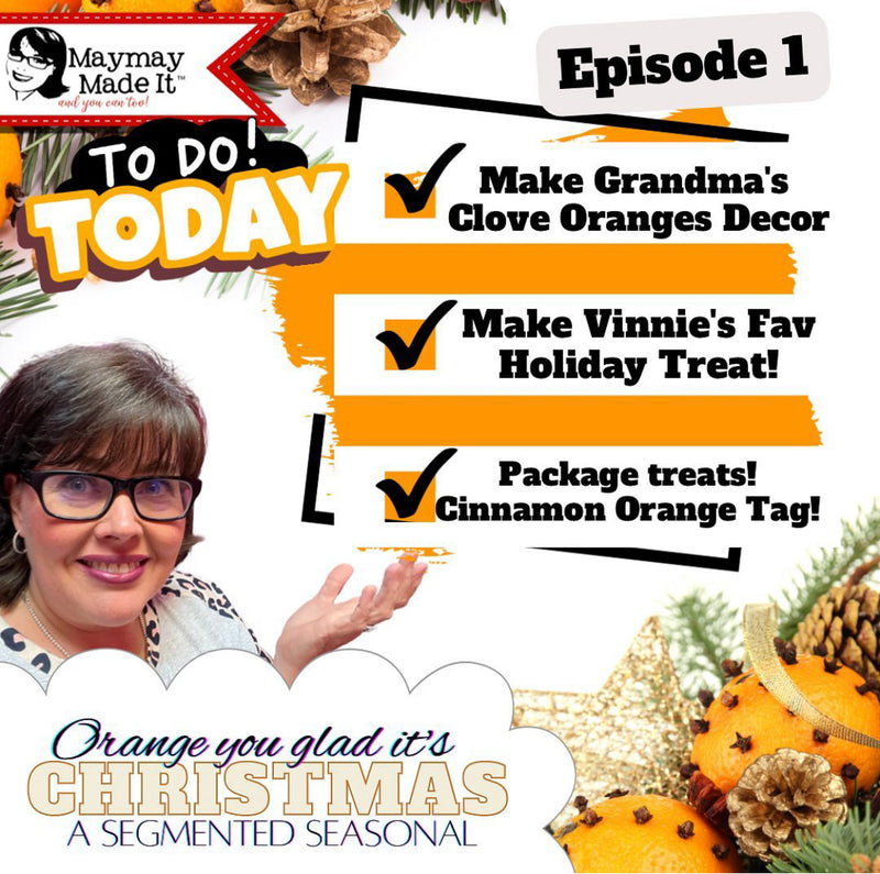 Do CHEESY and CRAFTY MIX?  We'll see in episode 1 of AREN'T YOU GLAD IT'S CHRISTMAS?