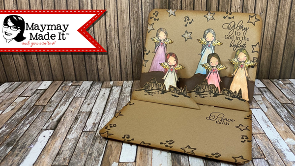 Angel Choir Pop Up Card