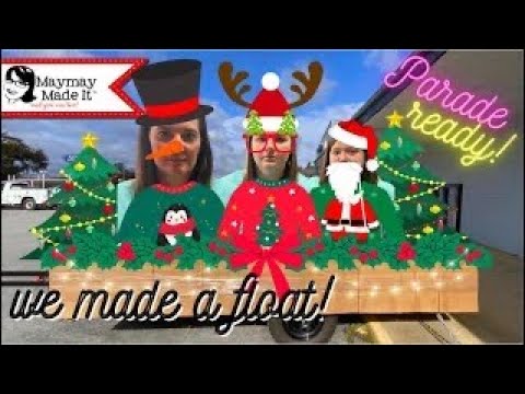 We are in a Christmas Parade...JUDGE OUR FLOAT!  Orange you glad it's CHRISTMAS!  Episode 2