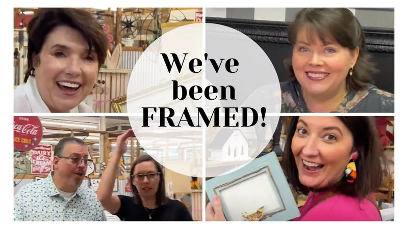 We’ve been FRAMED!  Crazy cool stamp technique, ScanNCut comes out to play & who invited that CORD!