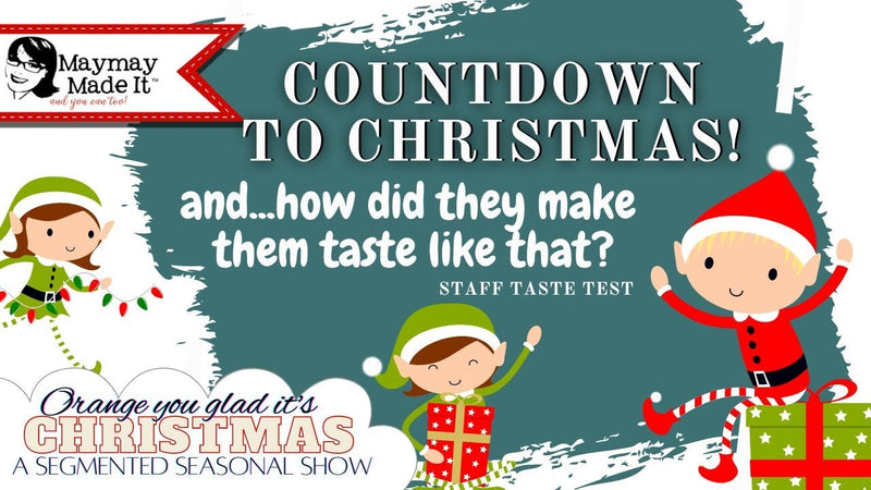 TASTING CRAZY CANDY!  COUNTDOWN TO CHRISTMAS PROJECT AND GIVEAWAY ANNOUNCED!