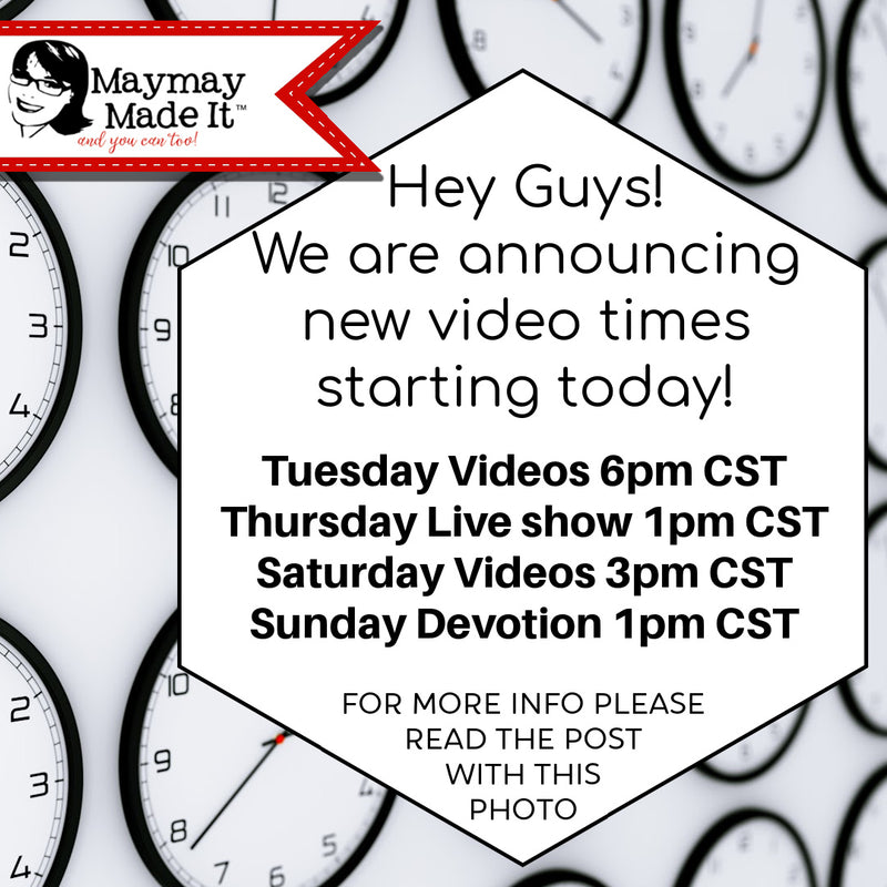 Announcing New Video Times!!!!!!