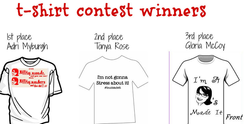 T-SHIRT CONTEST WINNERS