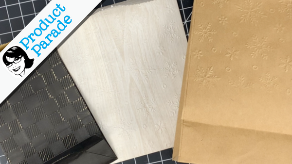 Top Tip: Embossing Paper Bag Gift Wrap Tip | Christmas in July!