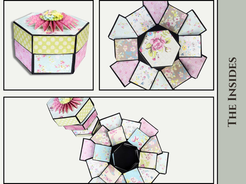 CrafTreat Hexagon Explosion Box 2pk.