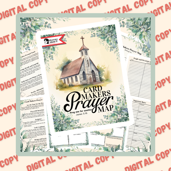 ***DIGITAL COPY***Card Maker's Prayer Map