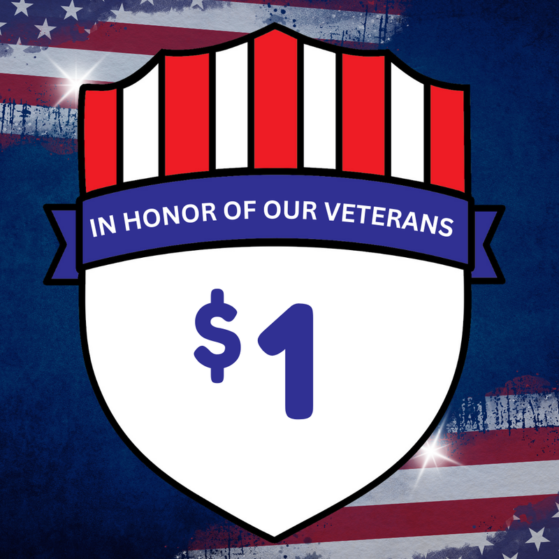 $1 Cedar Ridge Veterans Fundraiser Donation