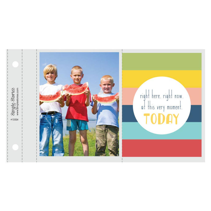 Simple Stories 4x6 SN@P! Flipbook Refill Pages - 3x4 Pack {T05}