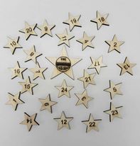 The Clack Shack Advent Calendar Stars {F301}