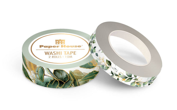 Paper House Productions Green Leaves Washi Tape {G213}