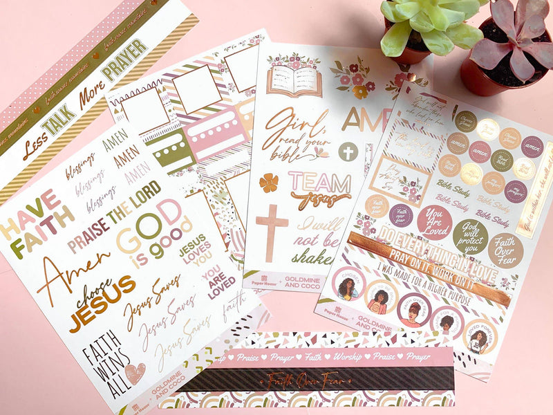 Paper House Production Bible Journaling Kit - Goldmine & Coco Collab {C612}