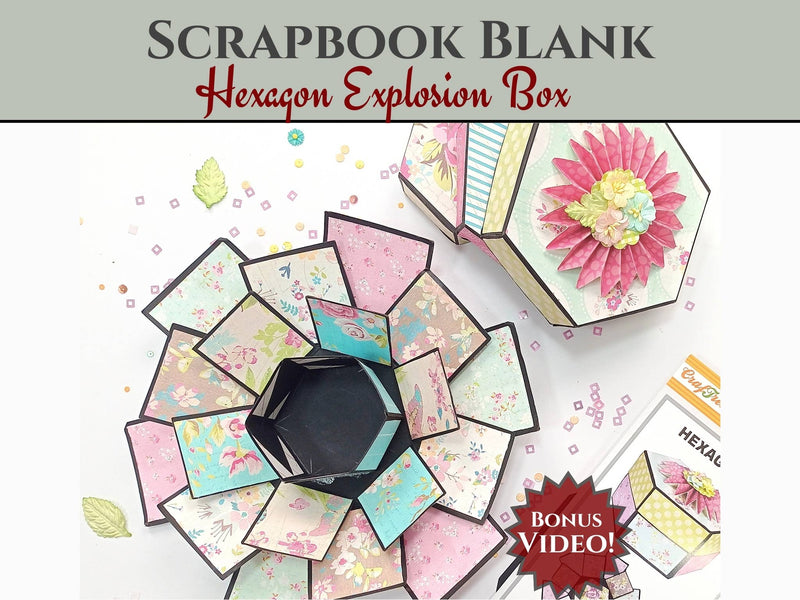 CrafTreat Hexagon Explosion Box 2pk.