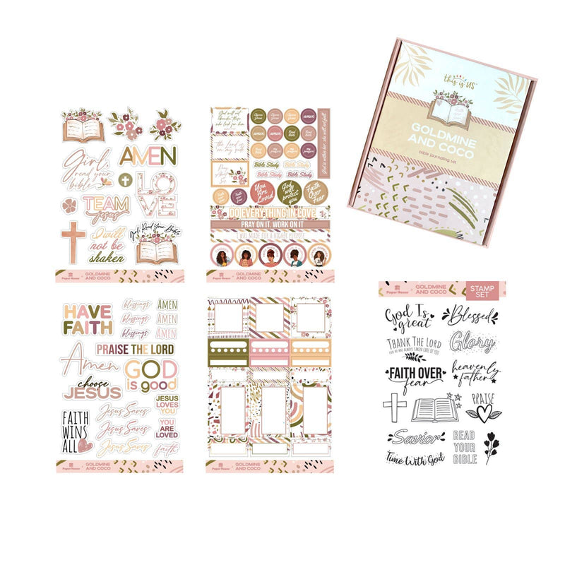 Paper House Production Bible Journaling Kit - Goldmine & Coco Collab {C612}