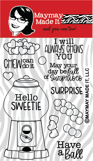 Maymay's I Chews You 4x6 Stamp Set {A122}