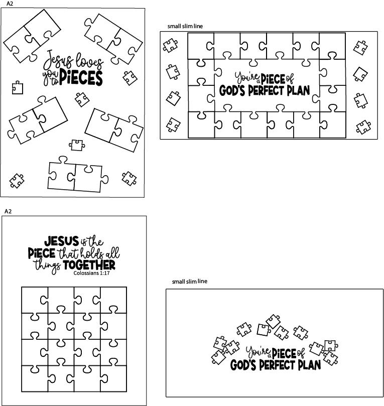 Maymay's Perfect Piece 4x6 Stamp Set {A116}