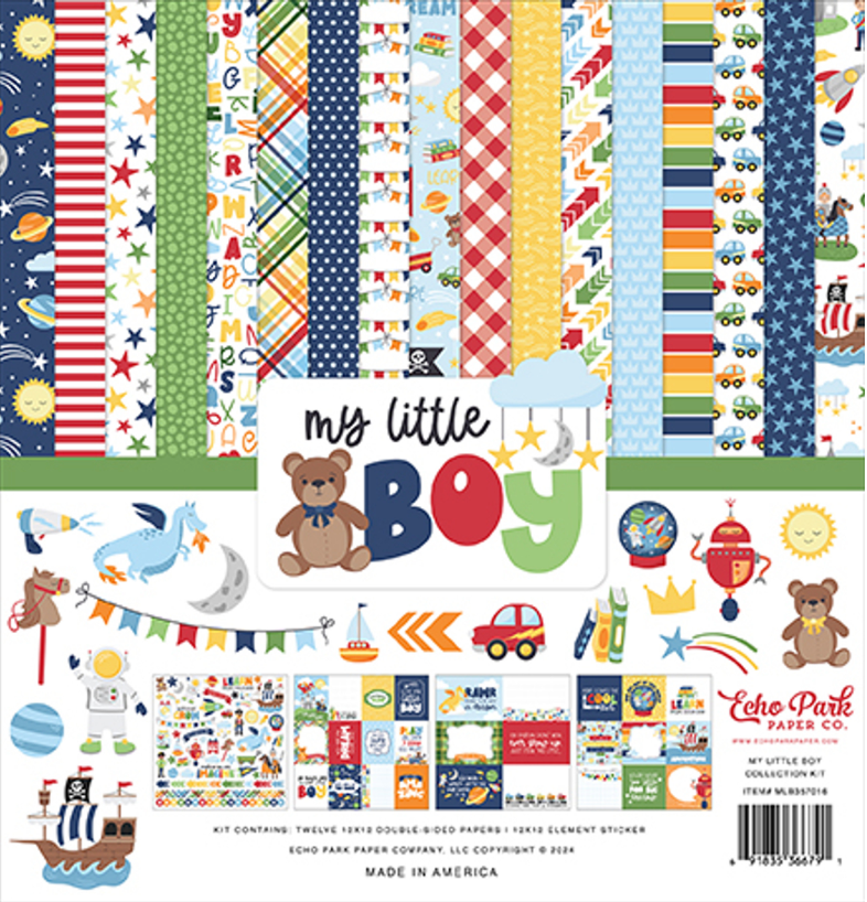 Echo Park 12x12 My Little Boy Collection Kit {B726}