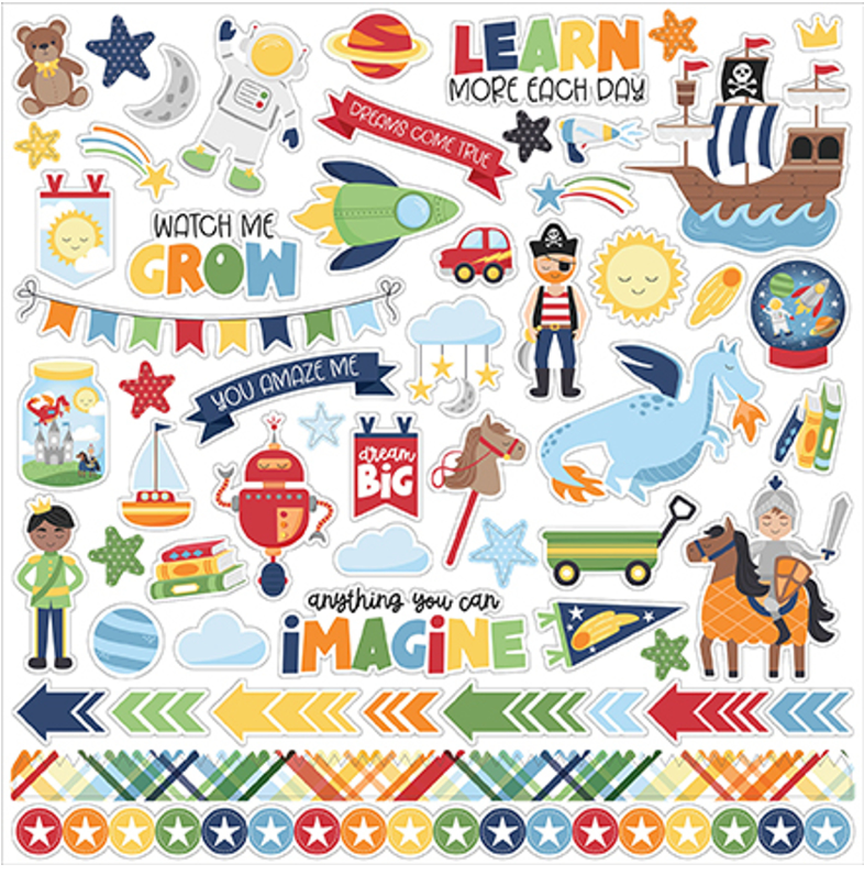 Echo Park 12x12 My Little Boy Collection Kit {B726}