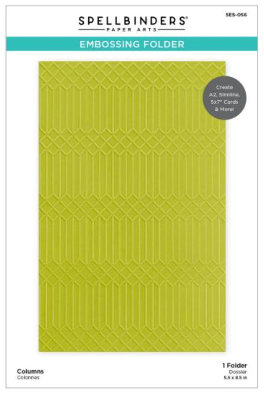 Spellbinders Columns 3D Embossing Folder {W142}