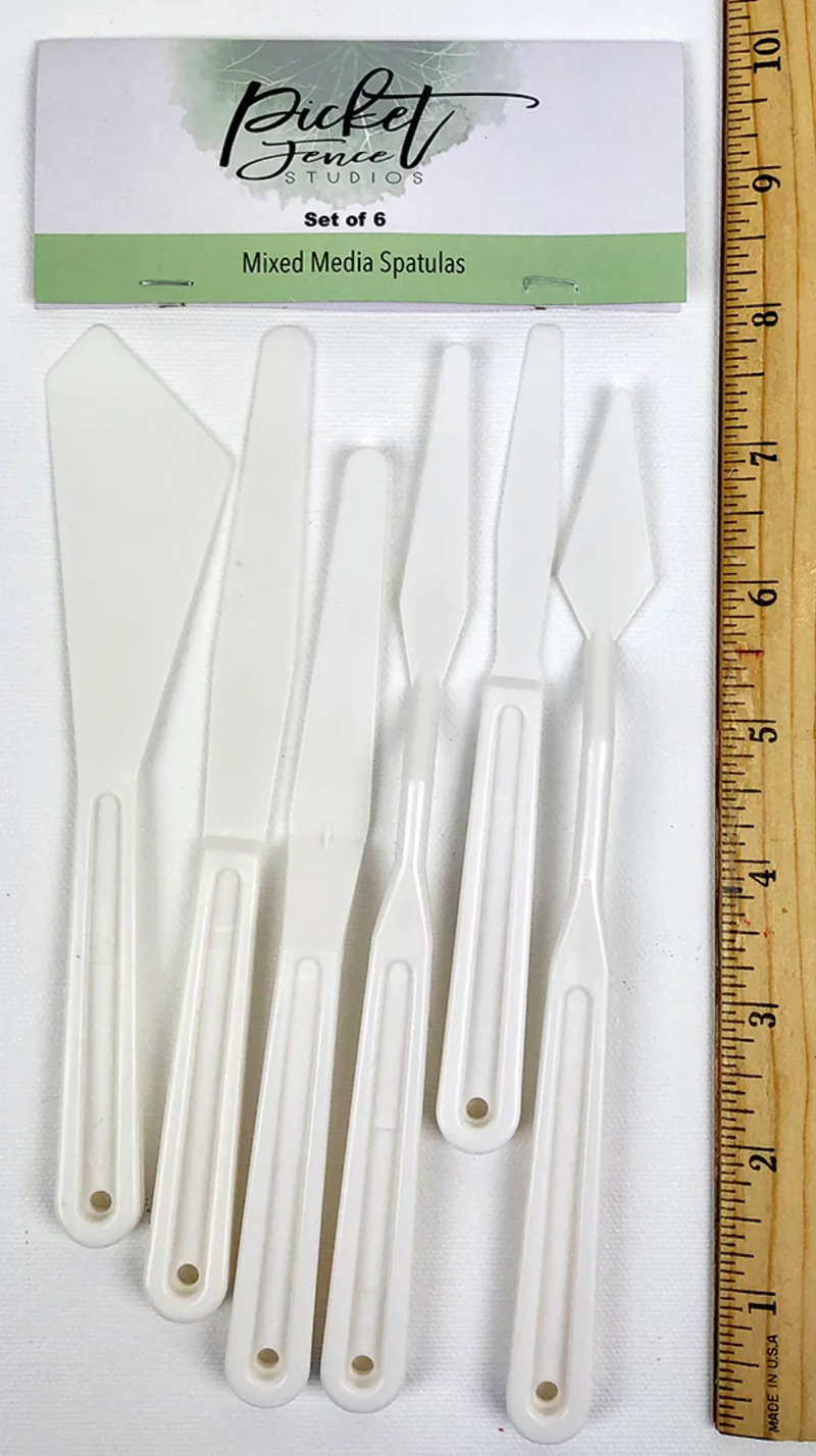 Picket Fence Studios Mixed Media Craft Spatulas {C504}