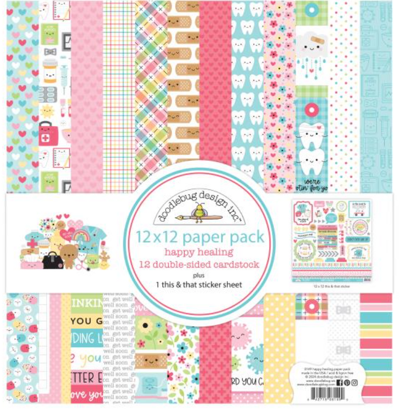 Doodlebug 12X12 Happy Healing Collection Kit