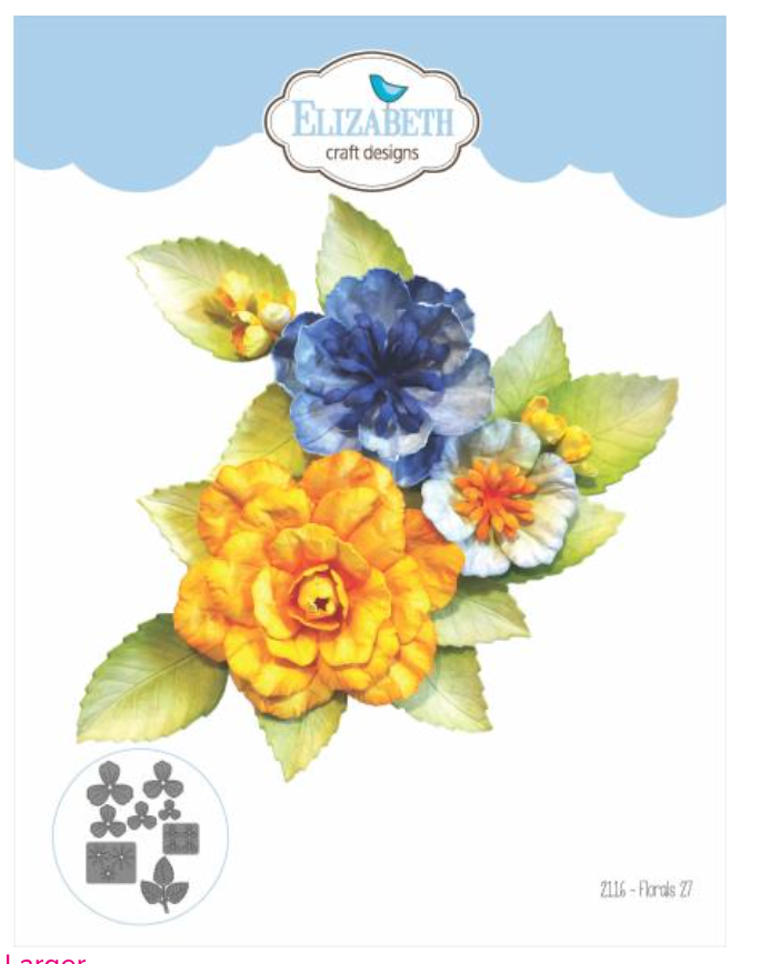 Elizabeth Craft Designs Florals 27 Metal Die  {G203}