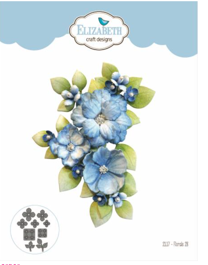 Elizabeth Craft Designs Florals 28 Metal Die {G199}