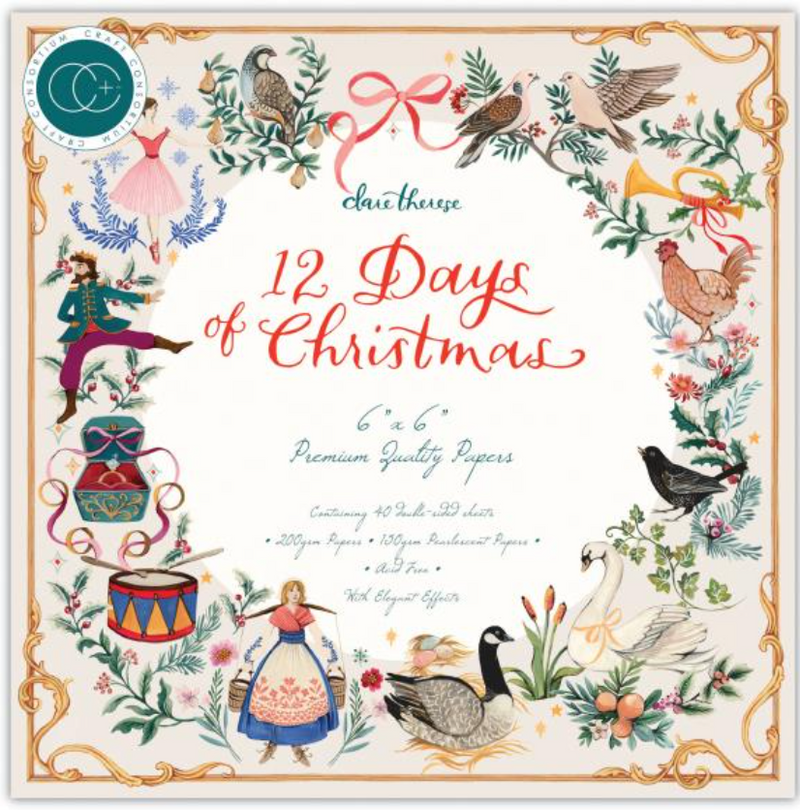 Craft Consortium 6x6 Twelve Days of Christmas Paper Pad