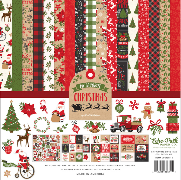 Echo Park 12x12 My Favorite Christmas Collection Kit {B217}