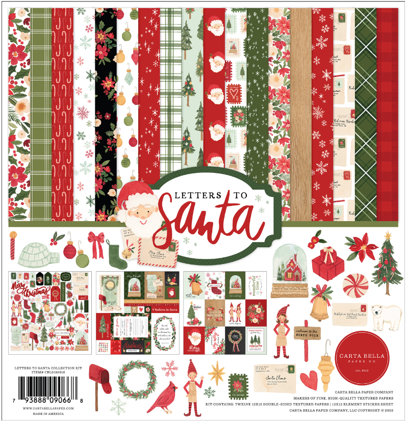 Carta Bella 12x12 Letters to Santa Collection Kit {B716}