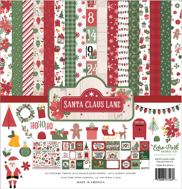 Echo Park 12x12 Santa Claus Lane Collection Kit {B221}