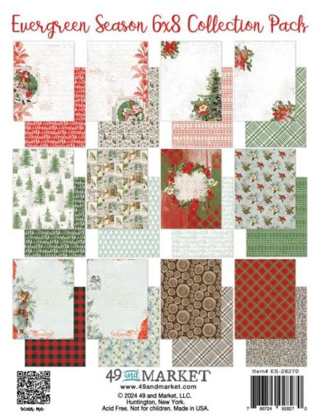 49 and Market 6x8 Evergreen Season Collection Pack {B316}