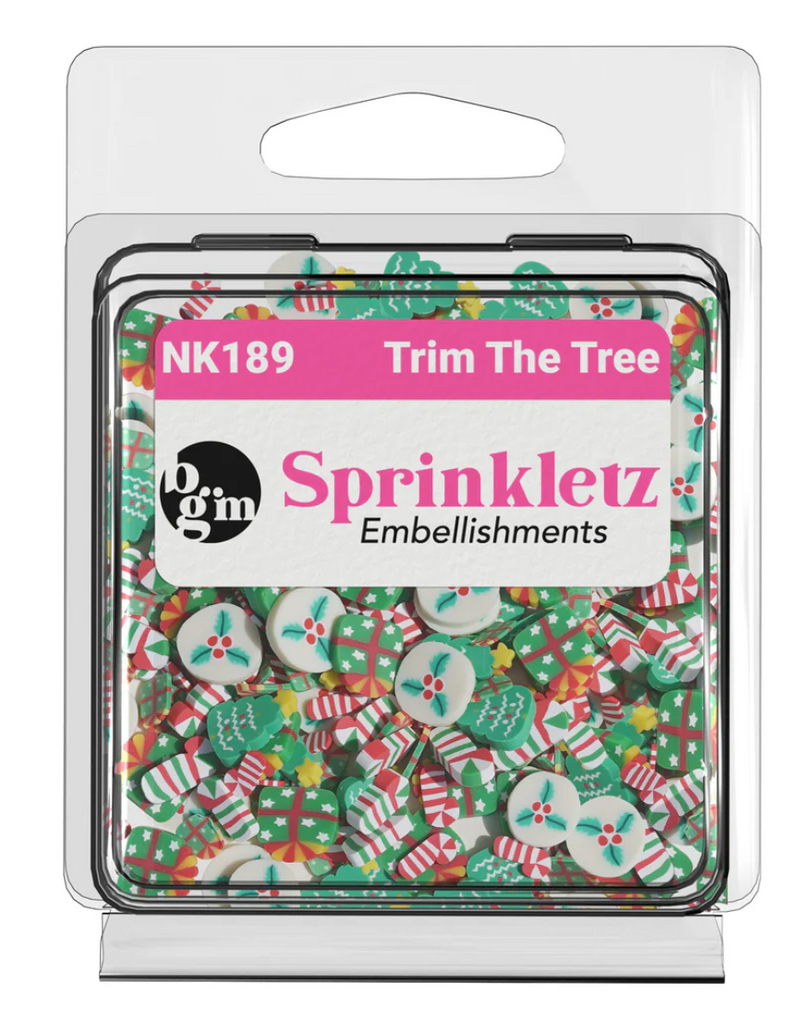 Buttons Galore Trim the Tree Sprinkletz Embellishments {G224}