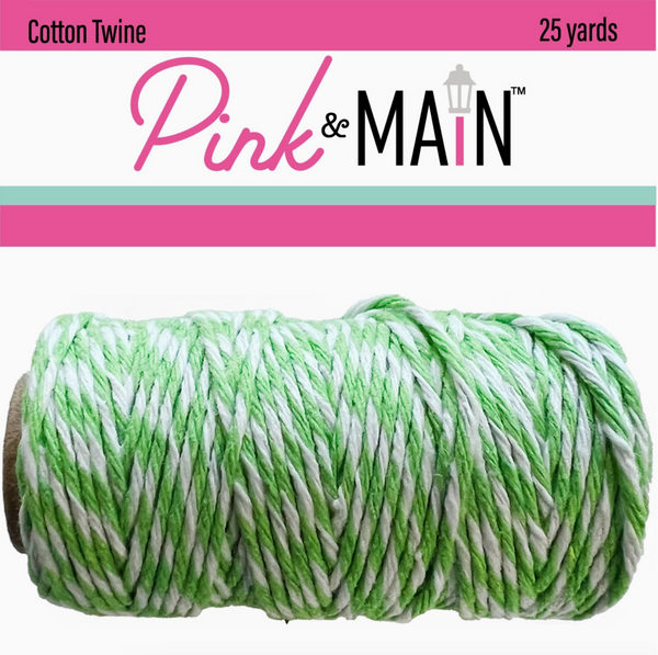 Pink & Main On The Green Cotton Twine {K110}