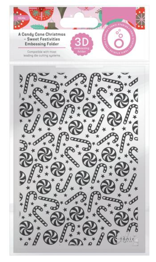 Tonic Studios 5x7 Sweet Festivities 3D Embossing Folder {X135}