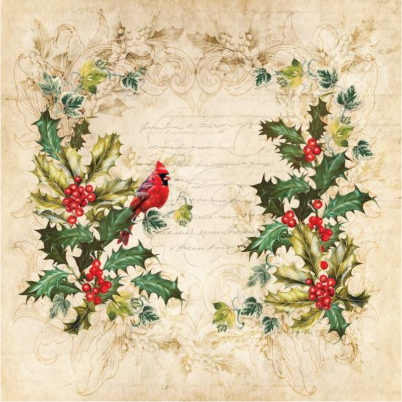 Crafter's Companion 6x6 Holly & Ivy Paper Pad {B607}