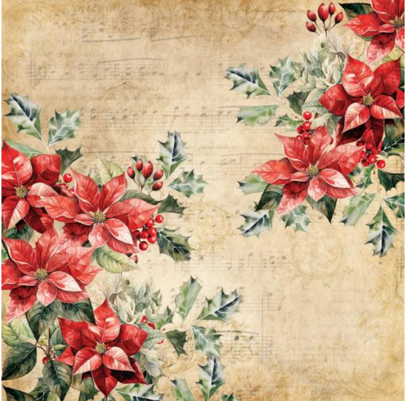 Crafter's Companion 6x6 Holly & Ivy Paper Pad {B607}