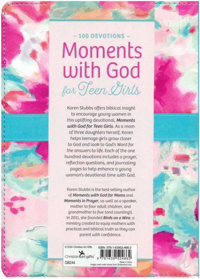 Choice Books Moments with God 100 Devotions for Teen Girls {C811}