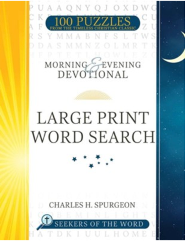 Choice Books Morning & Evening Devotional Large Print Word Search {F503}