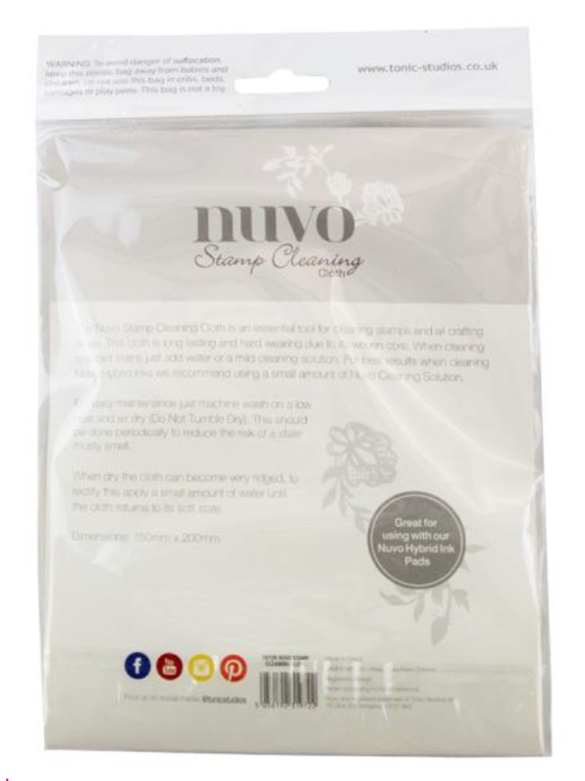 Nuvo 5.9"X7.9" Stamp Cleaning Cloth {F411}