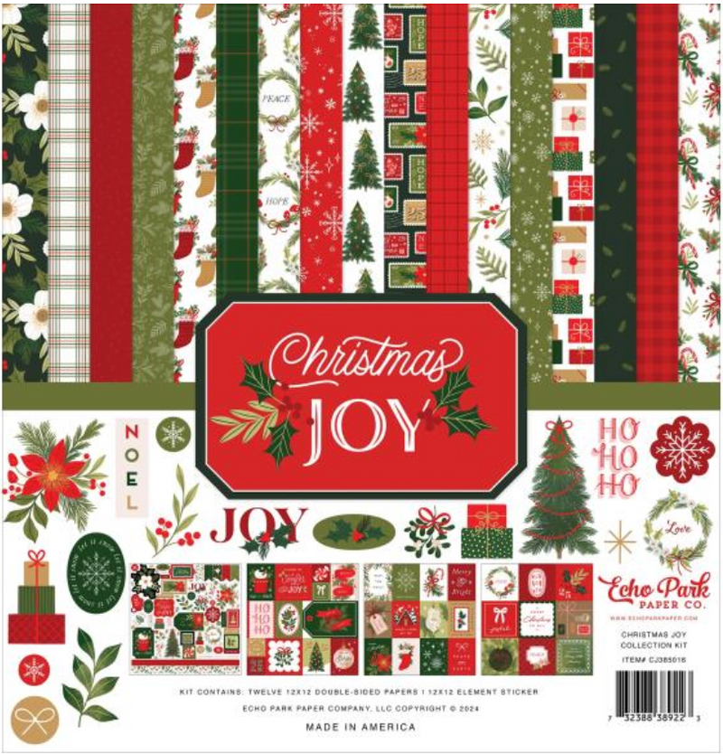 Echo Park 12x12 Christmas Joy Collection Kit {B218}