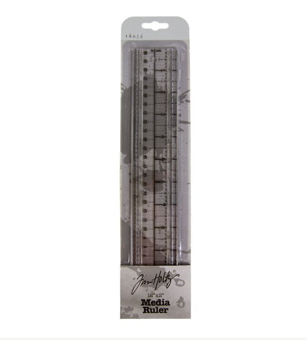 Tim Holtz 12"x2" Media Ruler {X122}