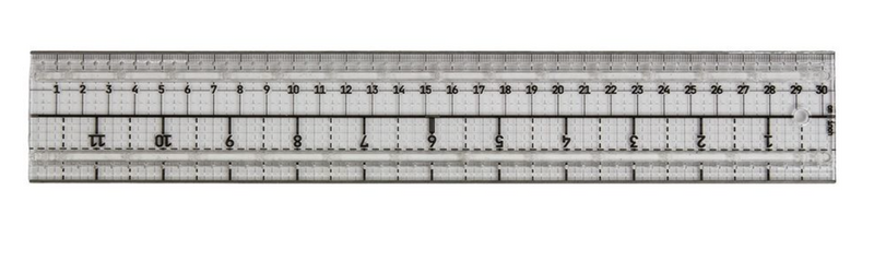 Tim Holtz 12"x2" Media Ruler {X122}