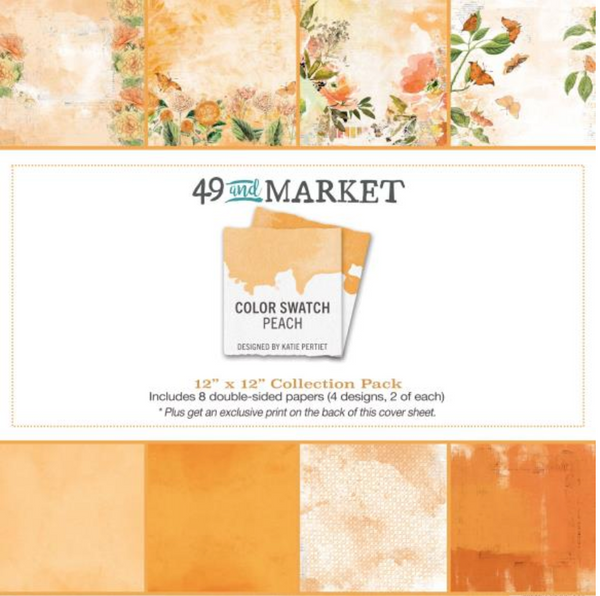 49 and Market 12x12 Color Swatch Peach Collection Kit {B205}