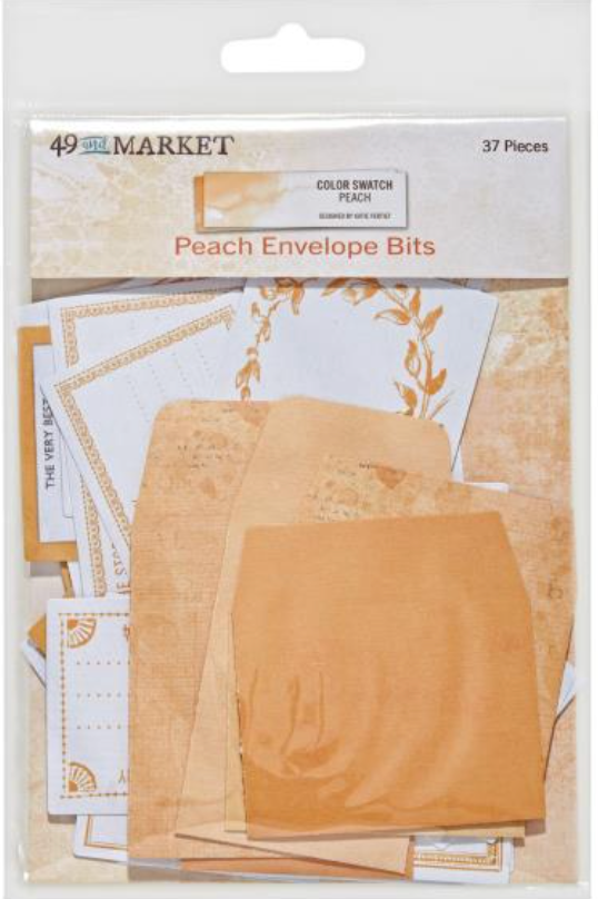 49 and Market Color Swatch Peach Envelope Bits